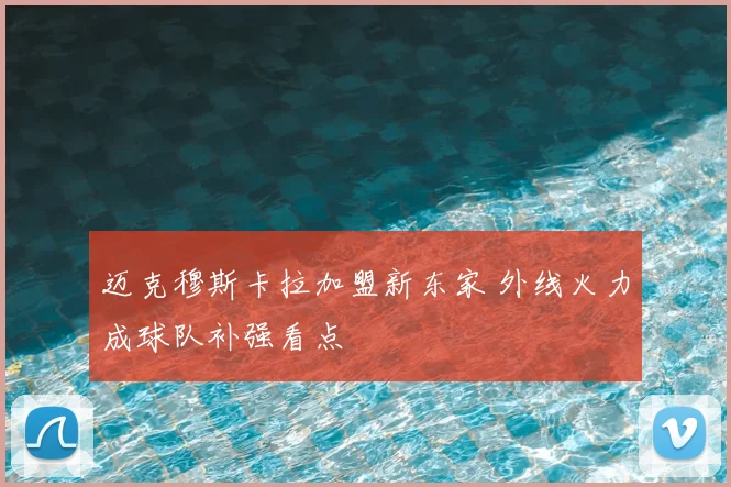 迈克穆斯卡拉加盟新东家 外线火力成球队补强看点